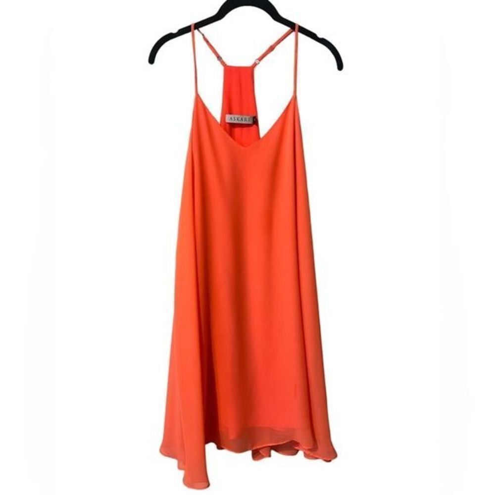 Askari Neon Orange Dress Size M
